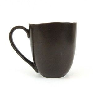 Fortressa Vitraluxe Heirloom tapered coffee mug chocolate brown